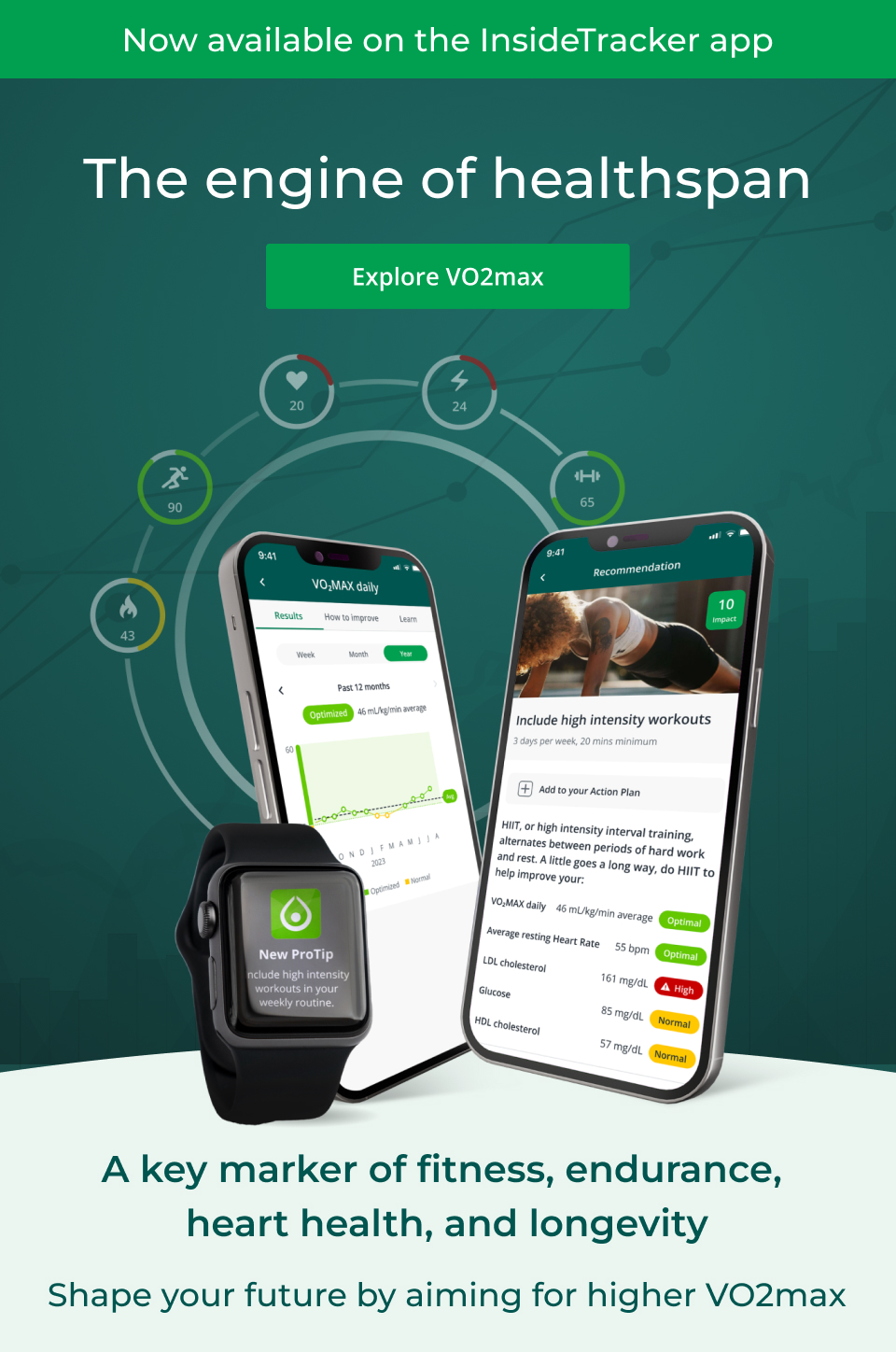 Unlock your potential with personalized VO2Max results InsideTracker